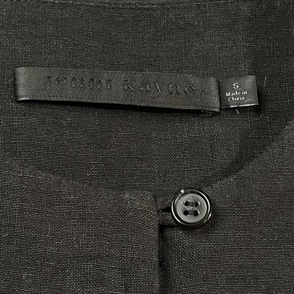 Jenni Kayne Black Linen Day Maxi Dress Size Small - Picture 5 of 6